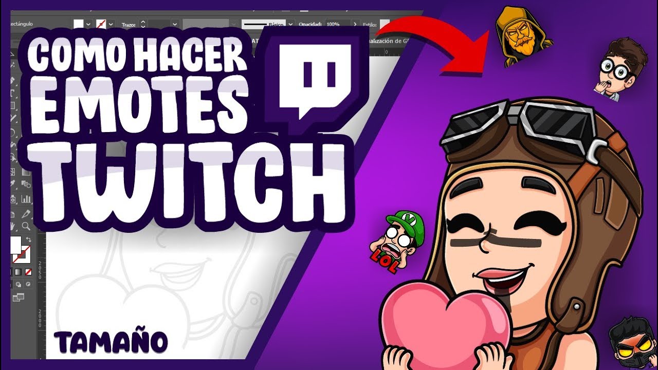 Como hacer emotes para twitch