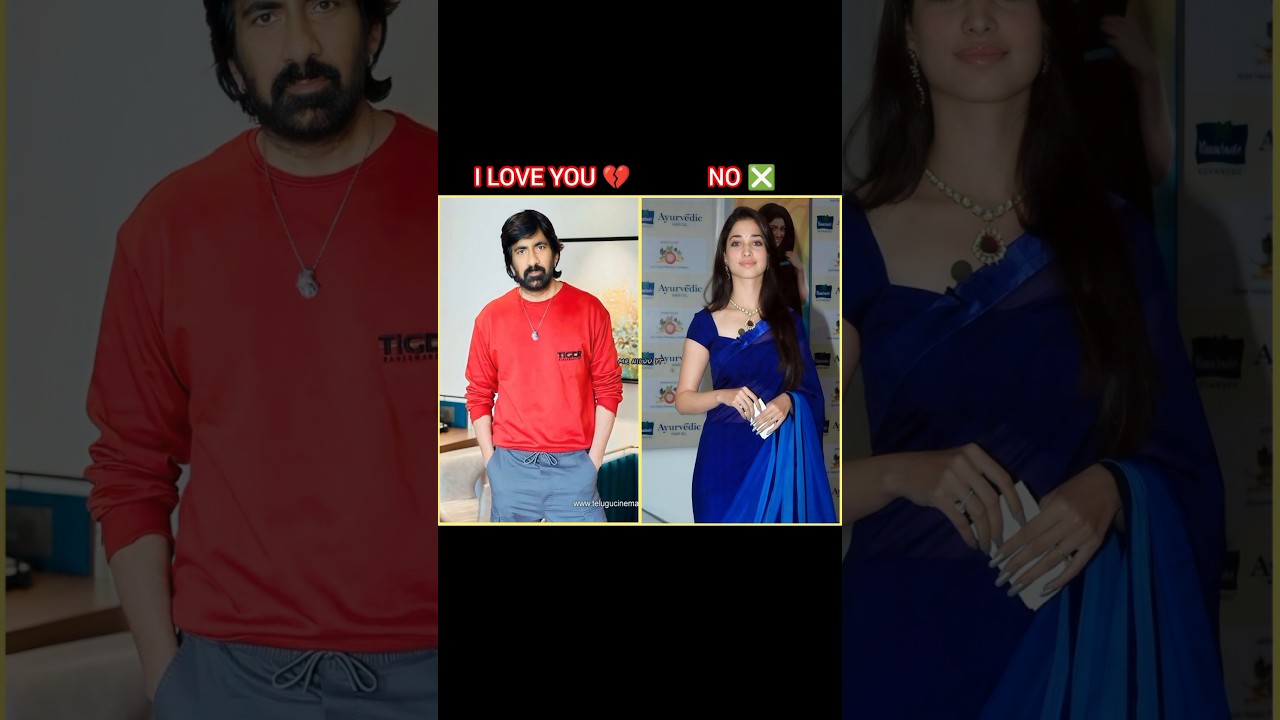 💥 South Indian Actress Tamanna Love Propose 🥀♥️😍 Ravi Teja 