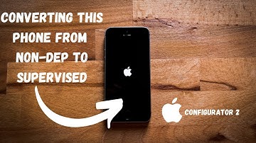 Converting a Non-DEP iOS Device to a DEP or Supervised Device Using Apple Configurator 2
