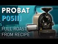 Coffee roasting on probat p5 iii with recipe function  full roast