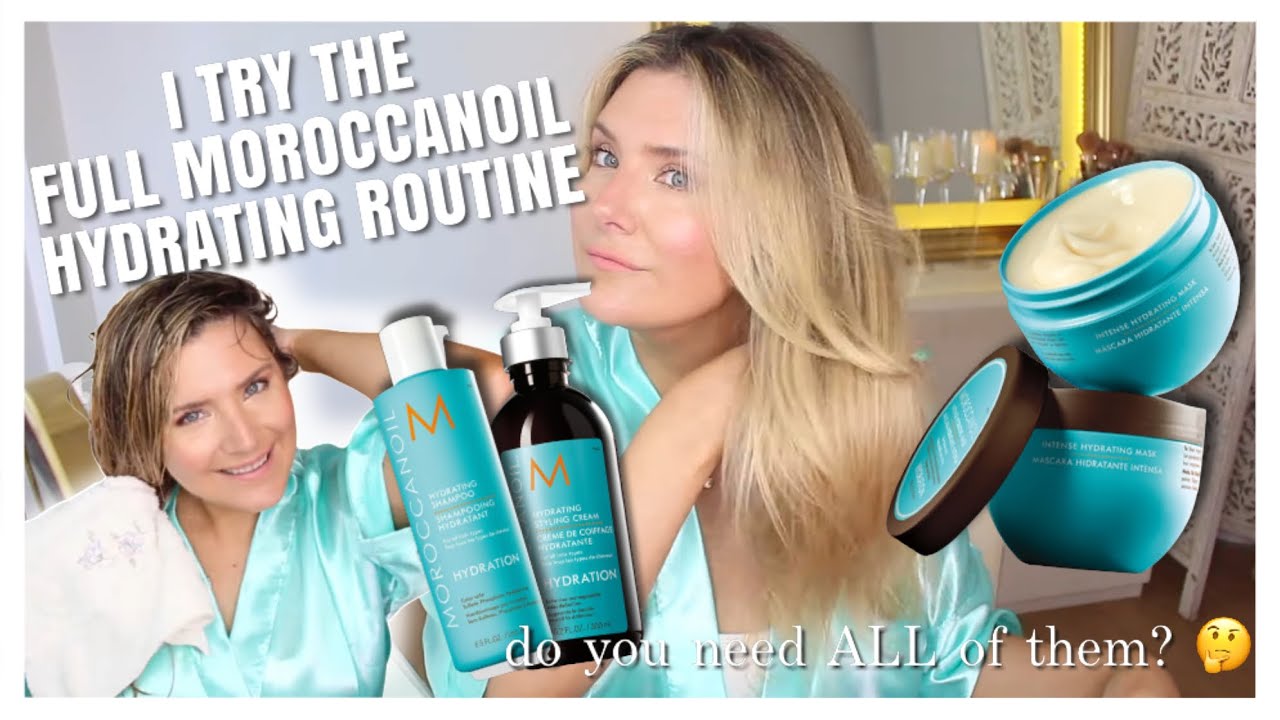 I TRY THE FULL MOROCCANOIL INTENSE HYDRATING ! YouTube