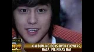 Kim Bum visiting Philippines for his shooting of RC Cola commercial with Maja Salvador