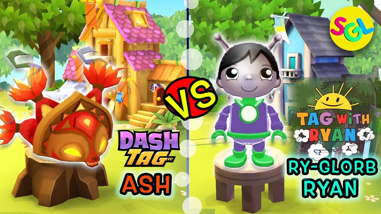 Download Super Rare Ry-Glorb Ryan (Tag with Ryan) vs Ash (Dash Tag) iPhone Race Game | Smiles Giggles Laughs