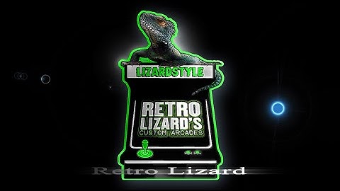 Reto Lizard 4 player pedestal arcade!