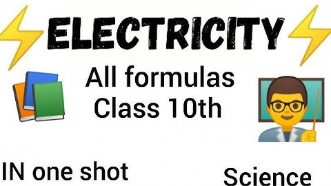 Class 10th Science electricity all formulas || electricity All formulas || #shorts