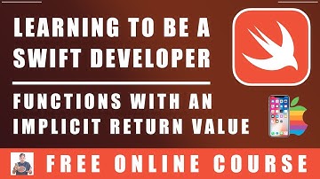 #51 Swift Programming - Functions With an Implicit Return Value