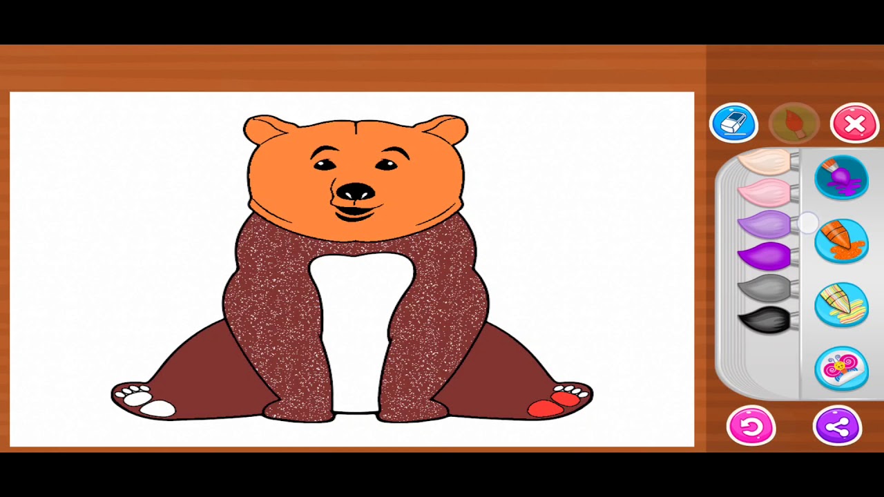 Glitter Coloring Book For Toddler - Best Free Android Kids Painting App