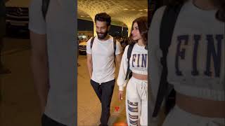 Mouni Roy With Husband Spotted at Mumbai Airport , Radhika Madan Spotted at Mumbai Airport