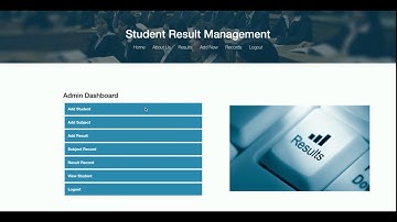 Python Django And MySQL Project on Student Results Management