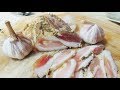 Как солить сало дома  | сало по-скандинавски с чебрецом ( how to cook bacon )