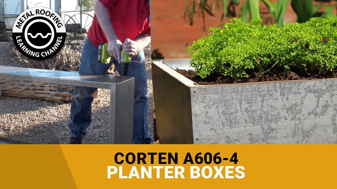 Corten Steel Planter Boxes | Corten.com, image size:1280x720