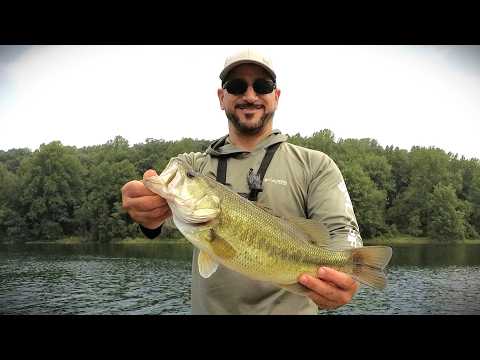 How I Caught Bass on a HIGH PRESSURE Summer Day (Drop Shot & Neko Rig)