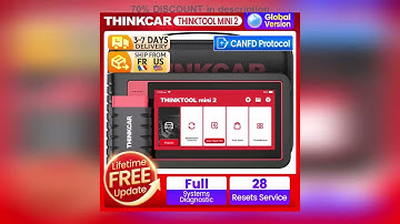 A must-have product! THINKCAR Thinktool Mini Mini 2 CANFD Car Diagnostic Tool Obd2 Scanner Automot