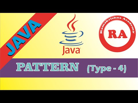 Java Pattern Programming (Type 4)