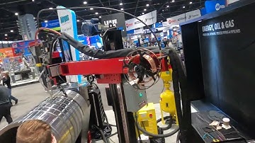 high deposition welder demonstration Fabtech 2023