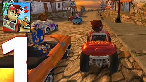 Beach Buggy Racing - Gameplay Walkthrough Part 1 - Easy Street 1 (iOS, Android)
