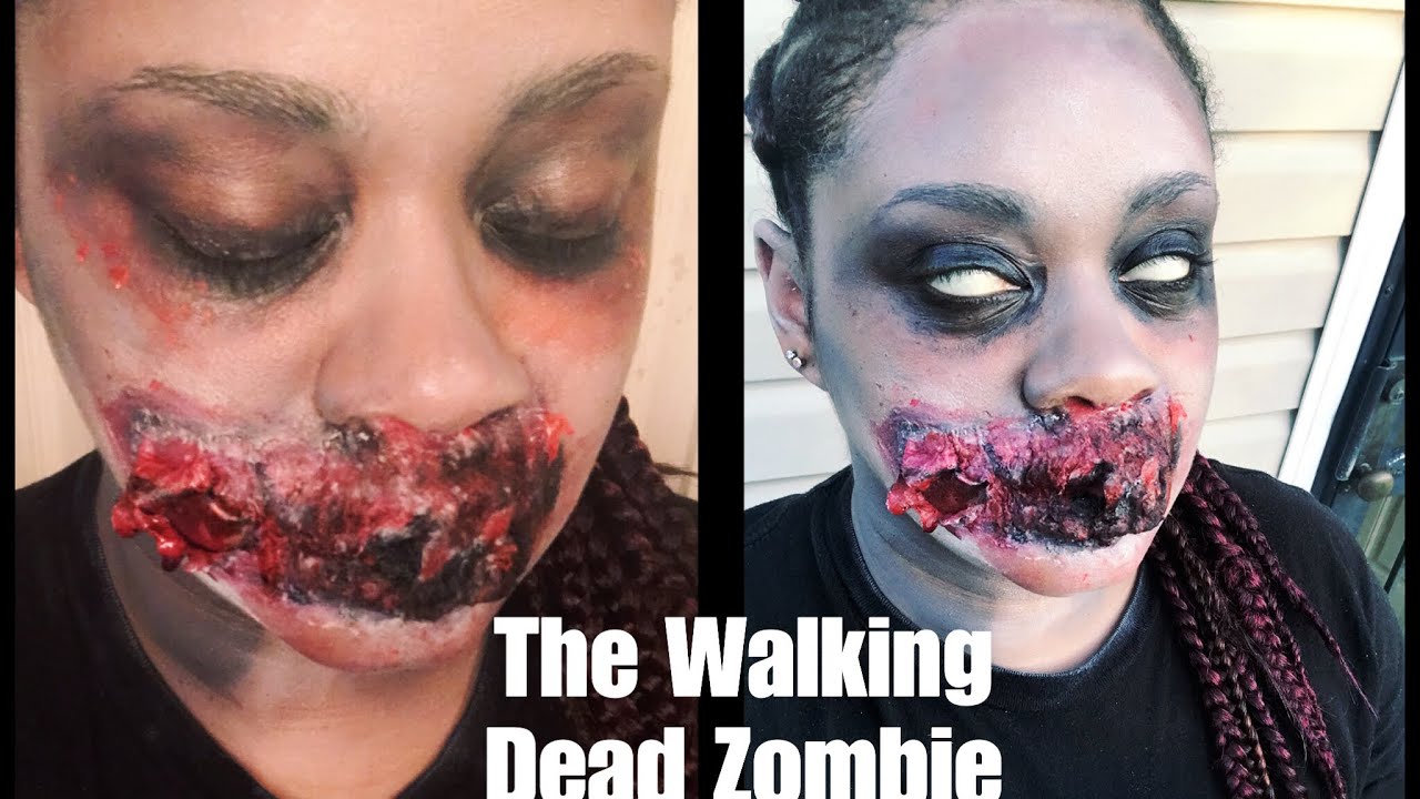 The Walking Dead Zombie Makeup Tutorial YouTube