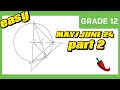 may/june 2024math p2 part 2) | Euclidean Geometry grade12 