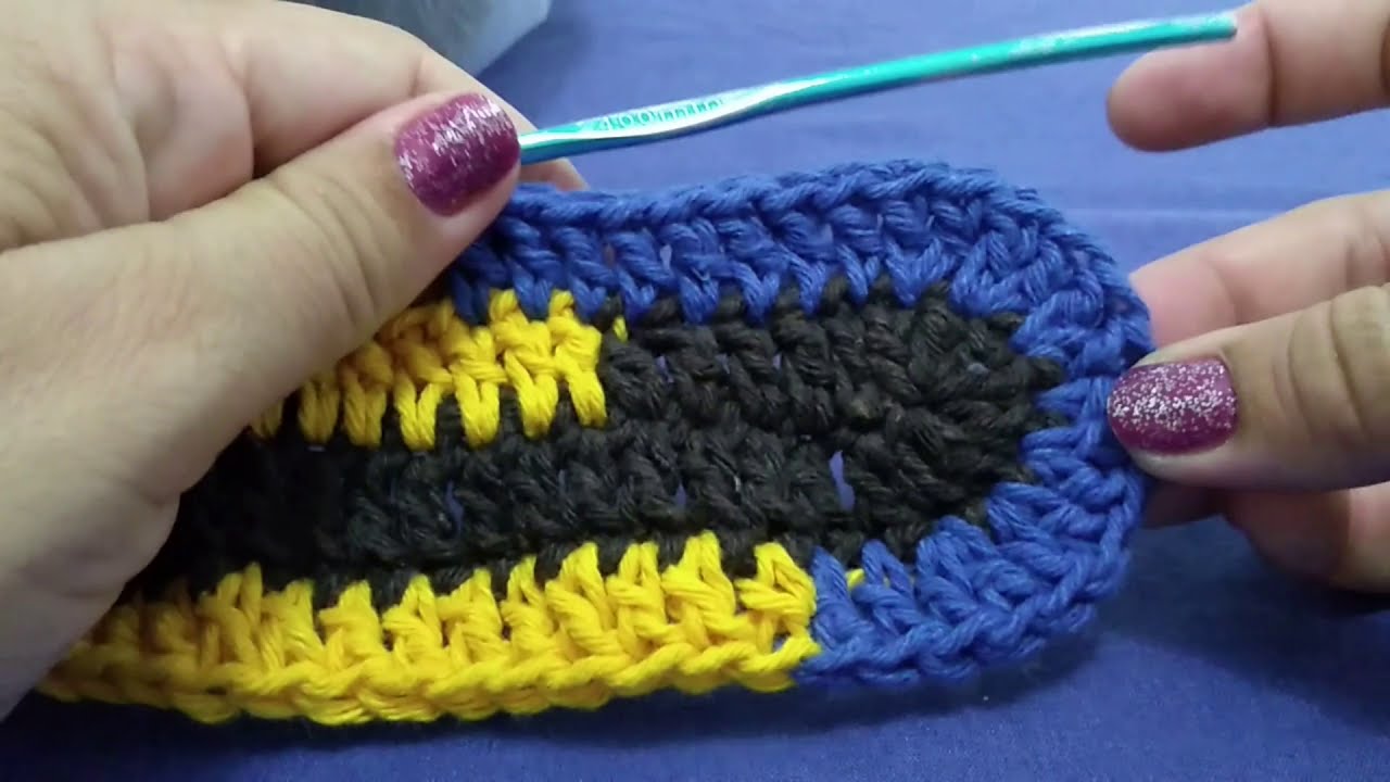 TAPETE COM SOBRAS DE BARBANTE -  Parte 1 - 