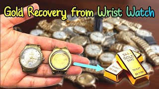 Gold Recovery from Gold Plated Wristwatch | Trinity Gold Recovery 
