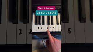 I want it that way #piano #tutorial #lesson #pianocover #pianotutorial #backstreetboys