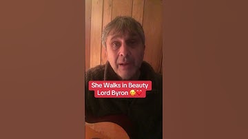 Thumbnail of She Walks in Beauty poem/song  Lord Byron/ C Szabo 🥰❤️