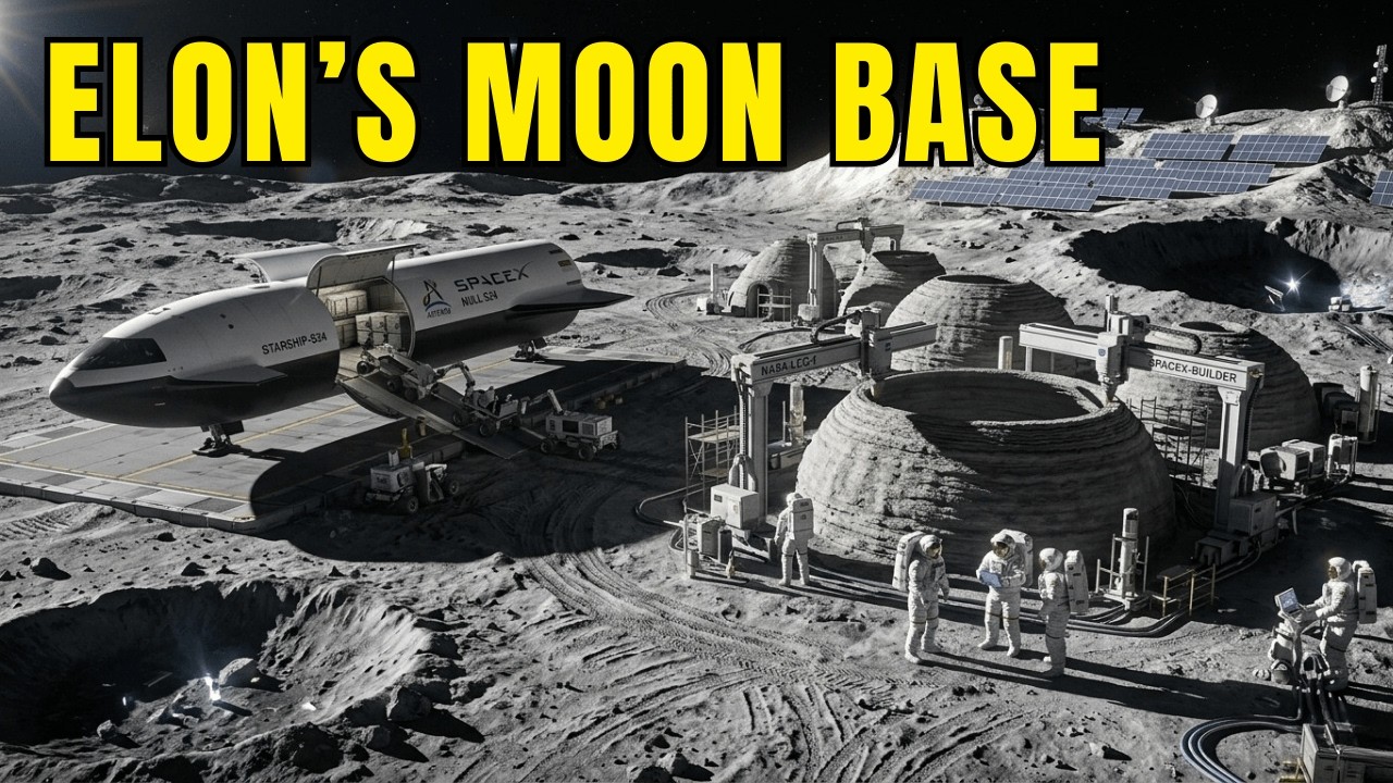 How Elon Musk Plans to Build a Lunar City – Video