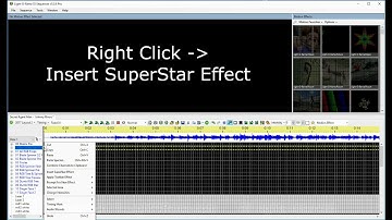 Light-O-Rama Inserting a SuperStar Effect into ShowTime 5 Sequencer.