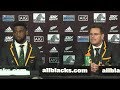 PRESS CONFERENCE: Springboks defeat All Blacks in thriller