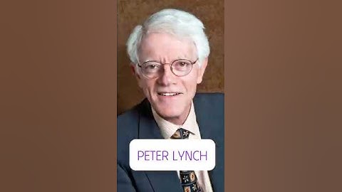 Triết lý đầu tư đơn giản của Peter Lynch  #thitruongchungkhoan #chungkhoan #cophieu  #vnindex