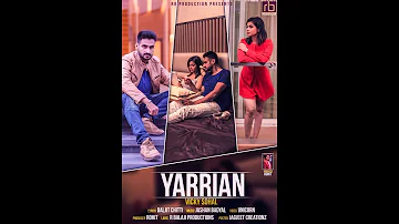 Latest Punjabi Songs 2017 Vicky Sohal - Yarrian (Feat. Jashan Badyal) |
