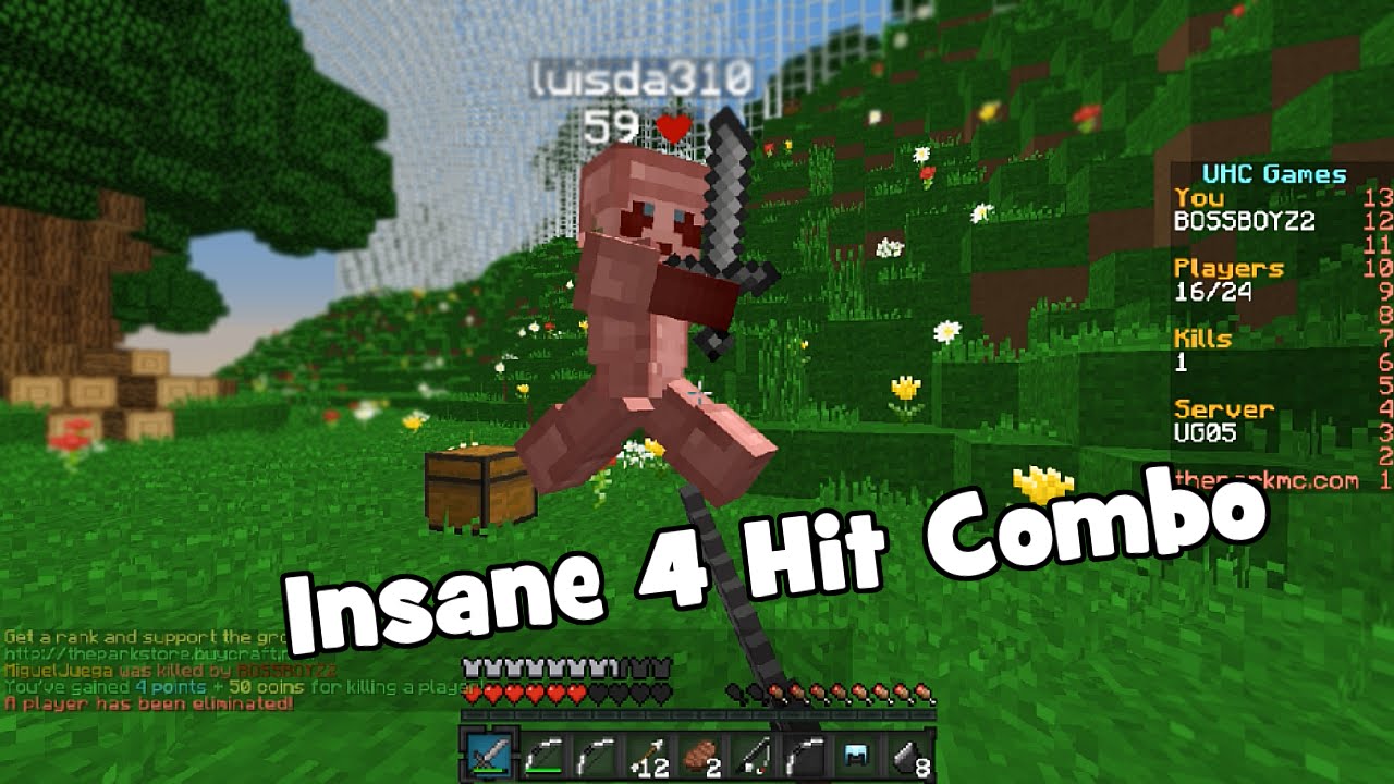 UHC Games 2 | INSANE 4 HIT COMBO | BOSSBOYZ2