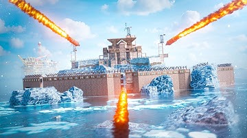 SOLO TAKING OVER THE GREATEST ICEBERG on WIPE DAY (1v11 Raid Defense) - Rust Movie