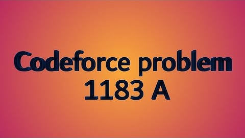 1183A Nearest Interesting Number