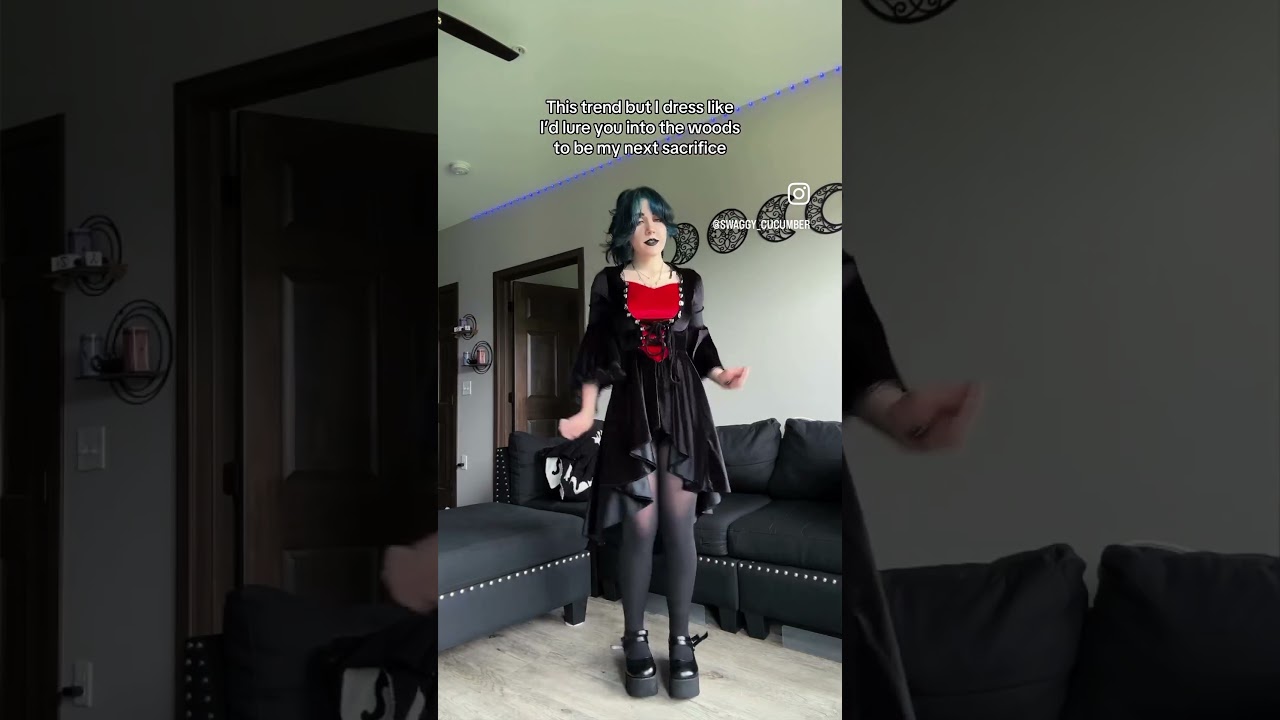 When You Dress Like a Sacrificing Gothic Girl👀 #gothic #gothicgirl #gothicstyle #goth #gothicgirl