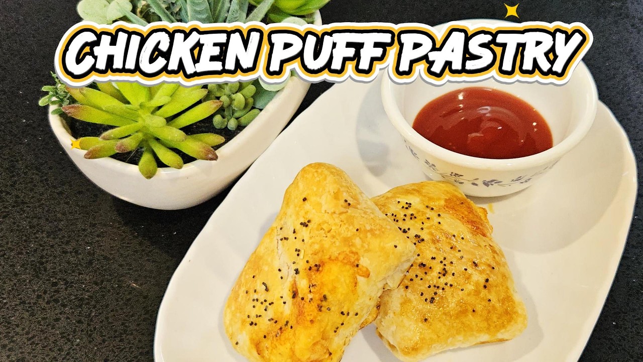 Chicken puff pastry | Easy Snacks for everyone | 