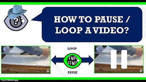 How to loop a video to create a pause VFX | Pausing and looping video effect #ffmpeg #TheFFMPEGGuy