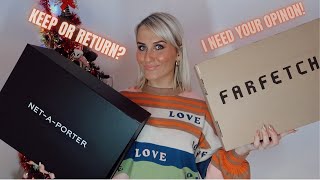 WHAT I BOUGHT BLACK FRIDAY 2021 | Farfetch & Net-A-Porter Luxury Fashion Try On Haul | VLOGMAS DAY 2