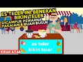 ES TELER YANG BIKIN TELER KALAU DIMINUM! AZAB JUAL ES TELER CAMPUR PEWARNA PAKAIAN | SINETRON AZAB