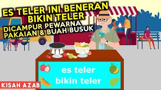 ES TELER YANG BIKIN TELER KALAU DIMINUM! AZAB JUAL ES TELER CAMPUR PEWARNA PAKAIAN | SINETRON AZAB