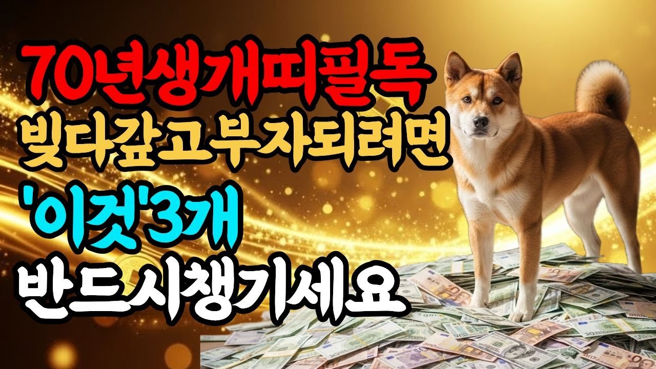 70년 개띠 필독! 병오년 빚갚고 재물운 상승 시키려면 '이것' 3개를 꼭 챙기세요| 풍수| 사주 |  돈복 | 승진운 |  건강  |  재물운