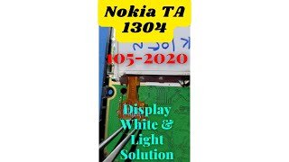 Nokia TA1304 (105=2020) Display Light & White Solution