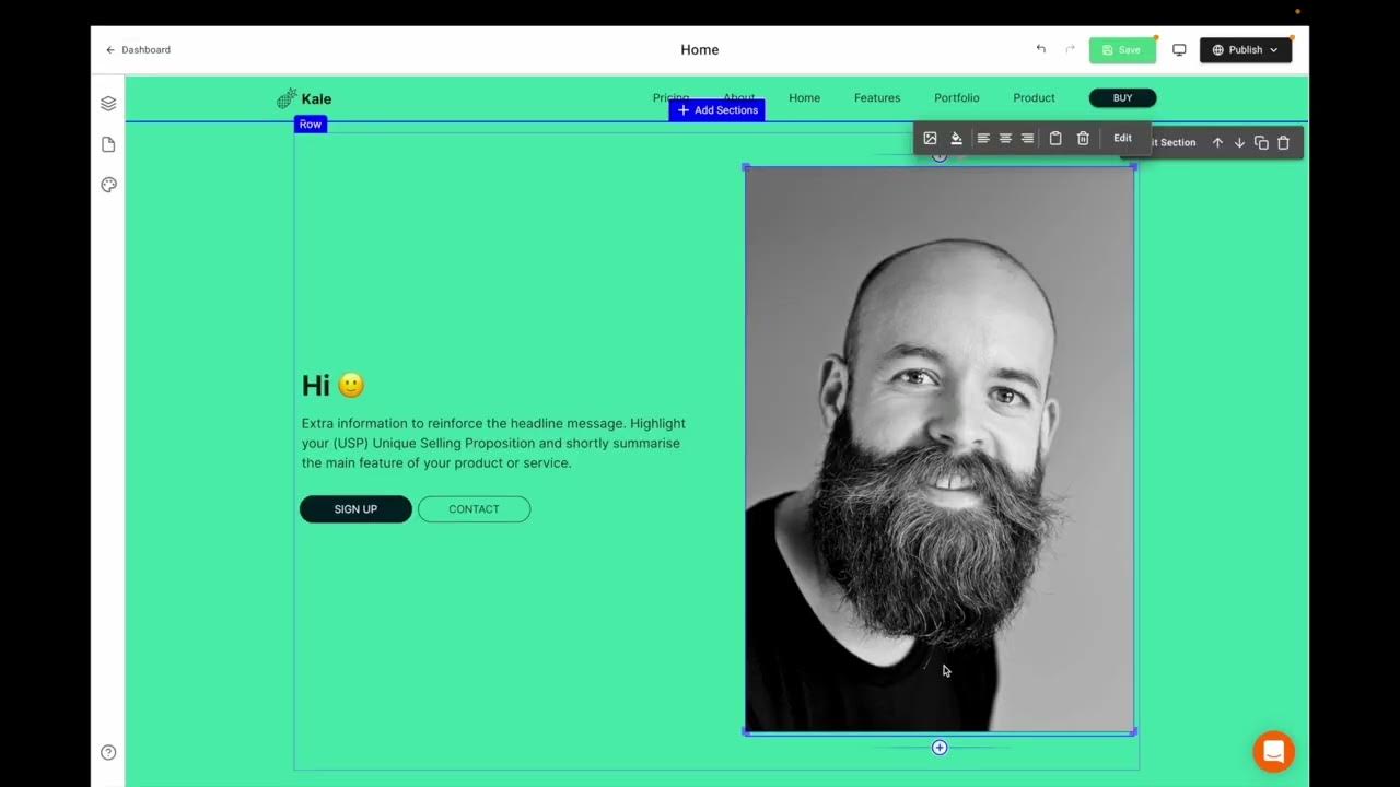 how-to-build-a-landing-page-with-your-portfolio-website-youtube