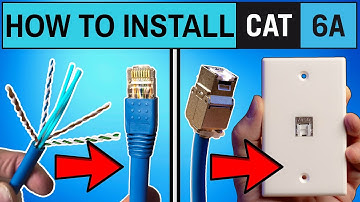 CONNECTING CAT6a CABLE TO PLUG | Cat6a KEYSTONE JACK INSTALL - HOW TO