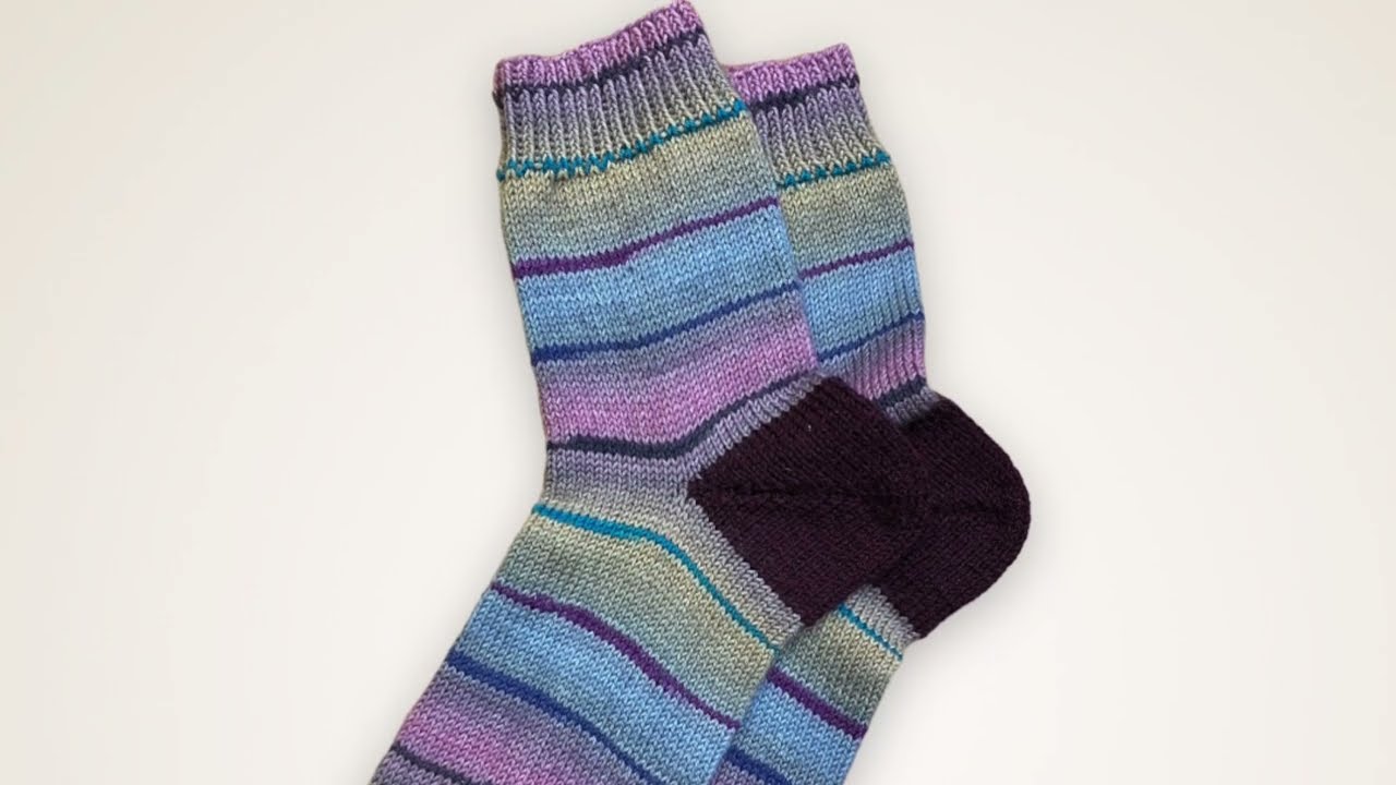 Ponožky s bumerangovou patou na lanku   HD 1080p