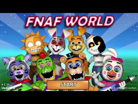 FNaF World: FNaF 9 Security Breach Animatronics is Complete! (Mod) 