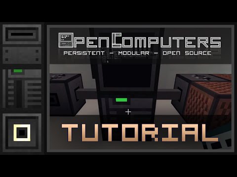 OpenComputers v1.1 Tutorial 2: Components