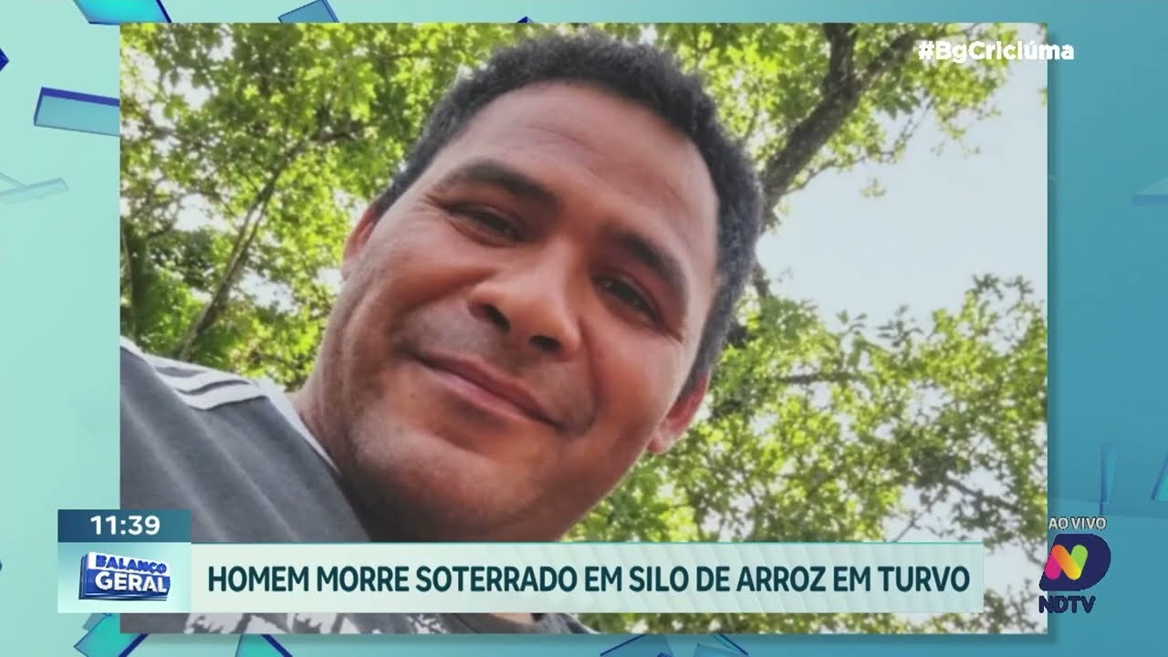 Trabalhador morre soterrado em silo de arroz em Turvo