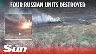 Ukrainian forces halt enemy advancement in Bakhmut, destroying FOUR Russian units