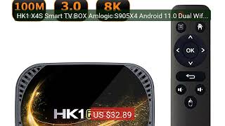 HK1 X4S Smart TV BOX Amlogic S905X4 Android 11.0 Dual Wifi Sup... — Hot Deal 2026 | Limited Offer!